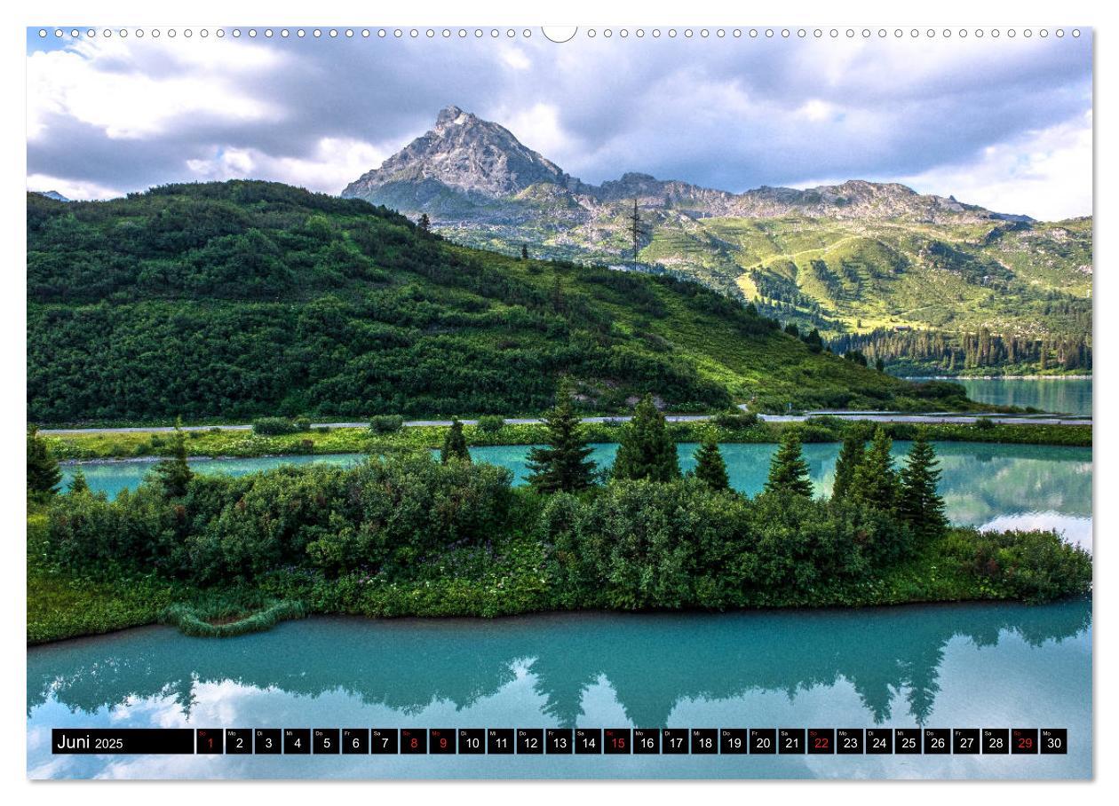 Bild: 9783435111558 | Wanderparadies Montafon (Wandkalender 2025 DIN A2 quer), CALVENDO...