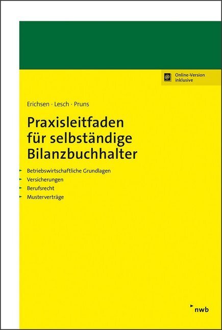 Cover: 9783482672613 | Praxisleitfaden für selbständige Bilanzbuchhalter | Erichsen (u. a.)