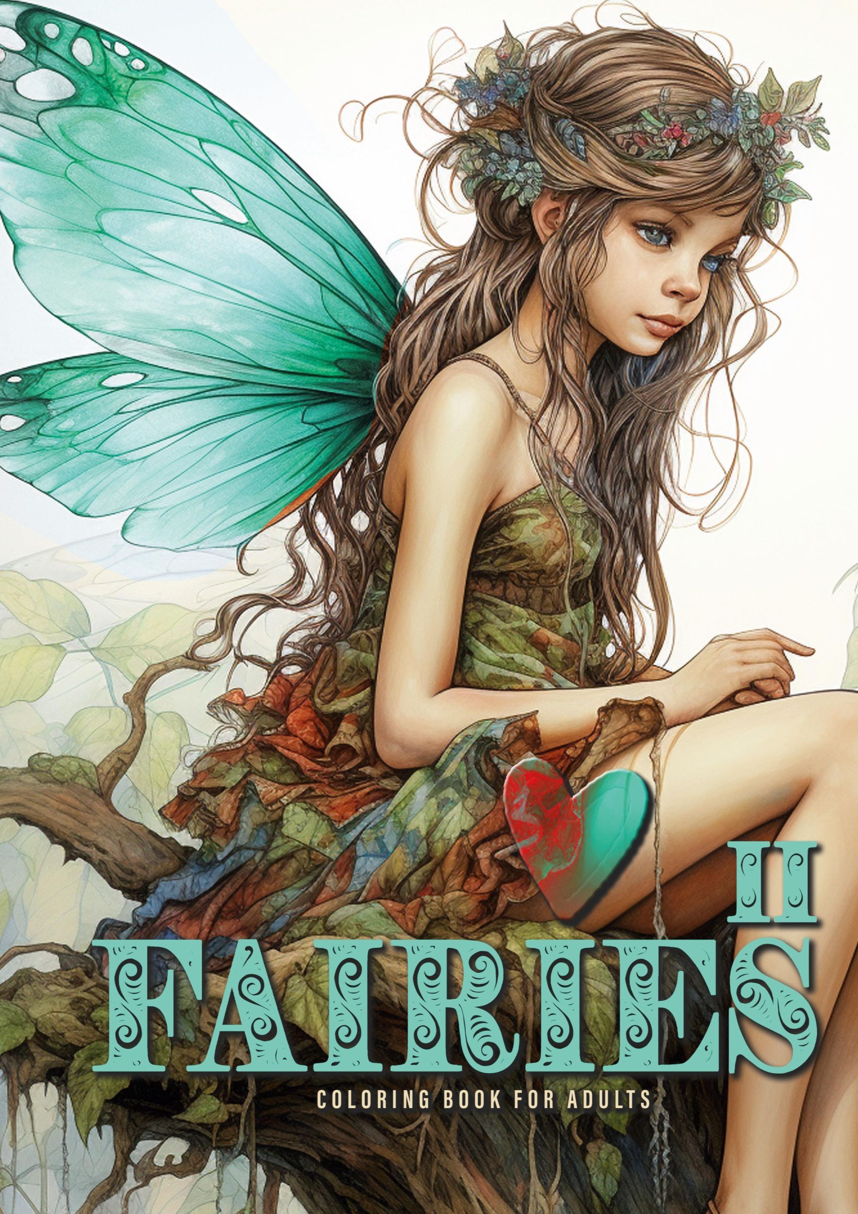 Cover: 9783758447501 | Fairies Coloring Book for Adults Vol. 2 | Monsoon Publishing | Buch