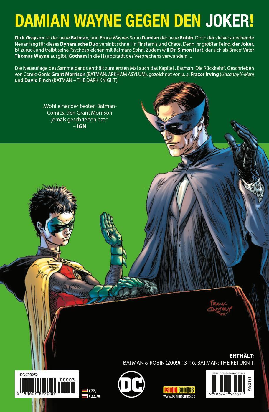 Rückseite: 9783741635311 | Batman &amp; Robin (Neuauflage) | Grant Morrison (u. a.) | Taschenbuch