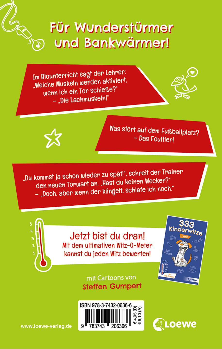 Rückseite: 9783743206366 | 333 Kinderwitze - Fußball | Waldemar Schornsteiner | Taschenbuch