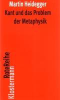 Cover: 9783465041047 | Kant und das Problem der Metaphysik | Martin Heidegger | Taschenbuch