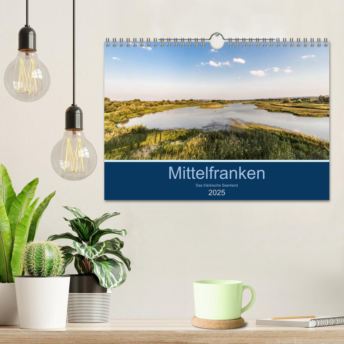 Bild: 9783435818945 | Mittelfranken - Das fränkische Seenland (Wandkalender 2025 DIN A4...