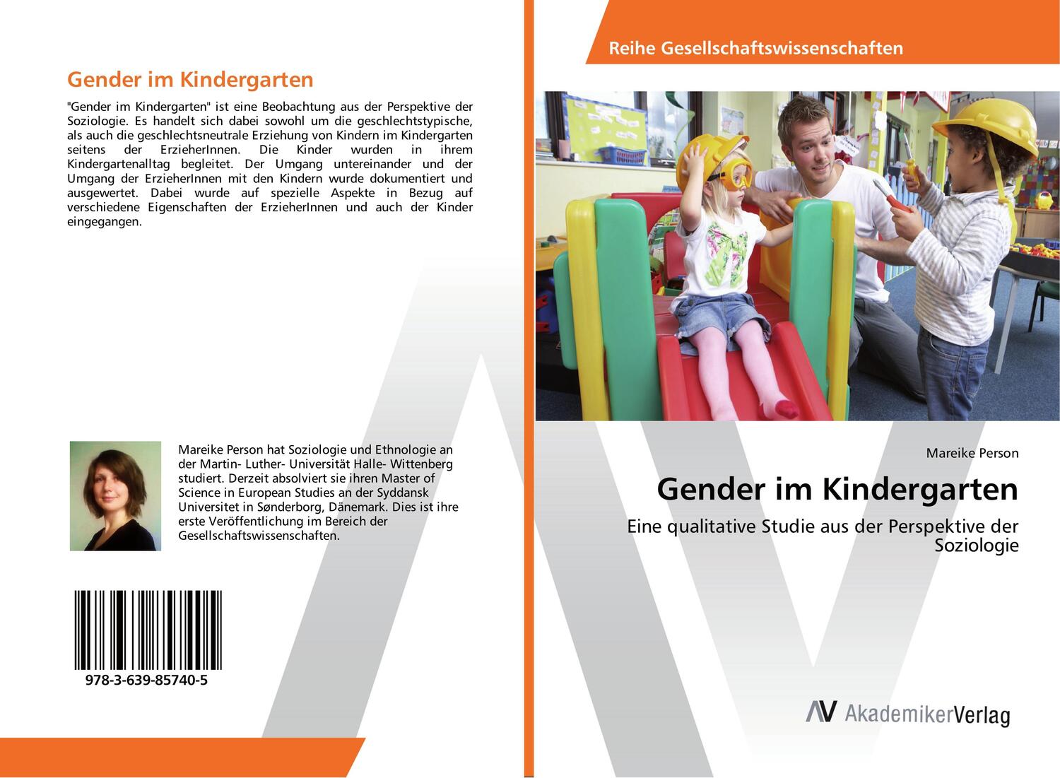 Cover: 9783639857405 | Gender im Kindergarten | Mareike Person | Taschenbuch | Paperback