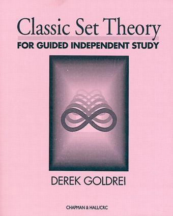 Cover: 9780412606106 | Classic Set Theory | For Guided Independent Study | D.C. Goldrei