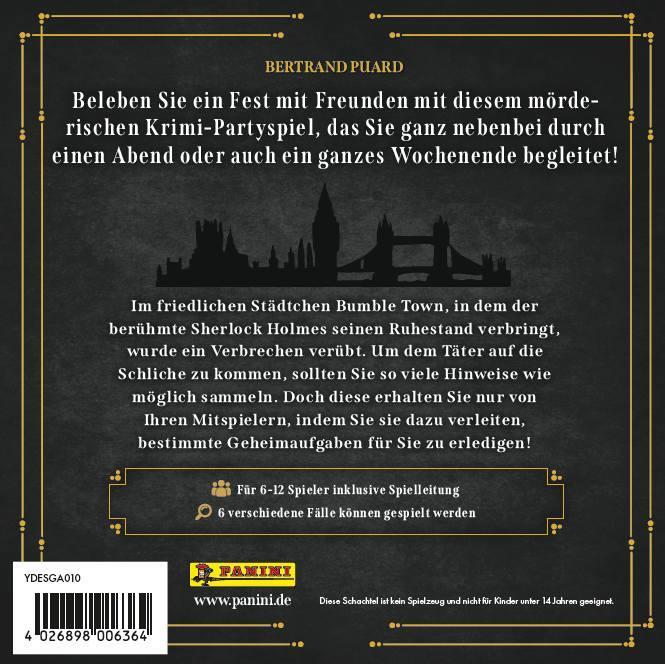 Rückseite: 4026898006364 | Murder Party: Sherlock Holmes - ein mörderisches Partyspiel für...