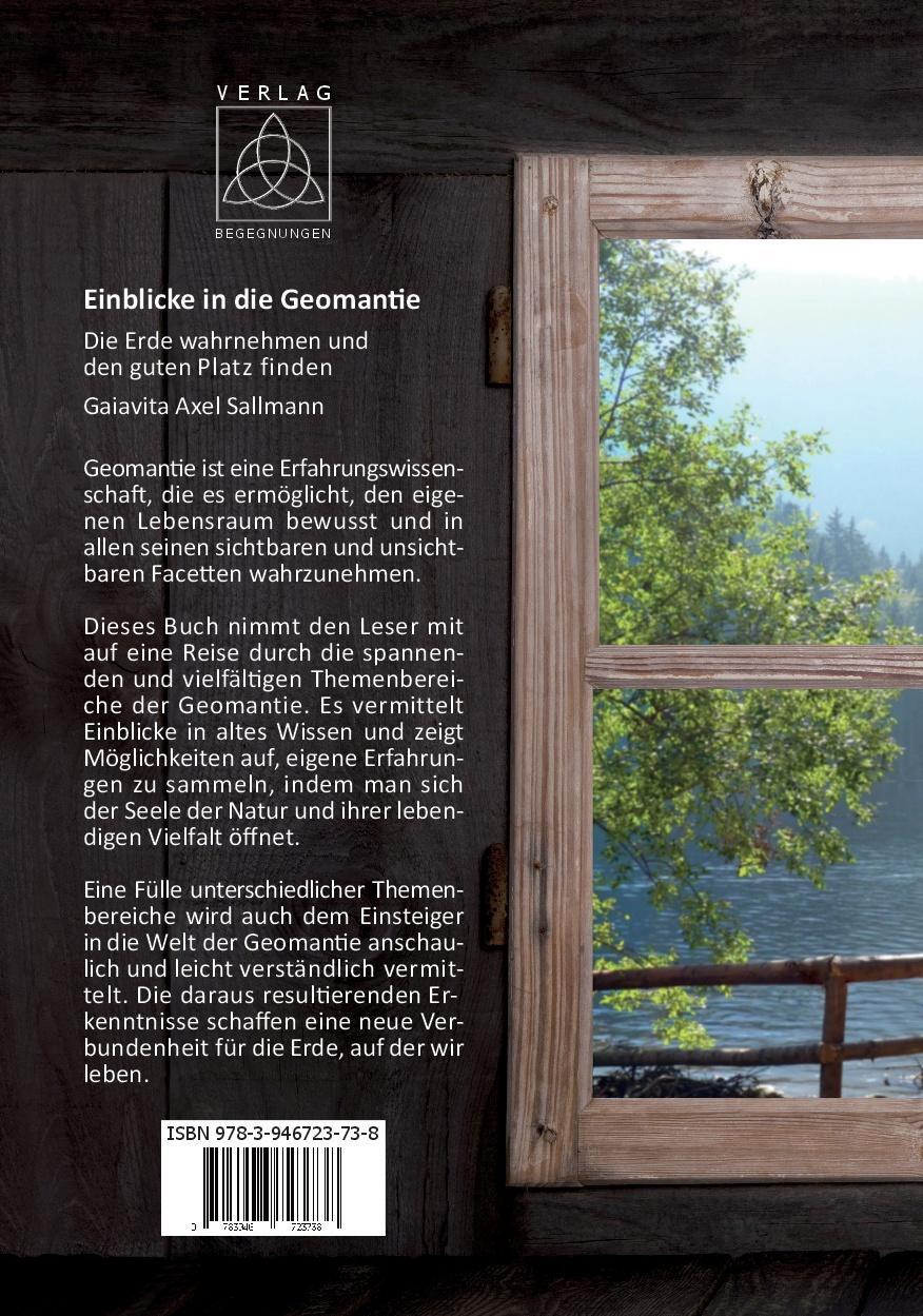 Rückseite: 9783946723738 | Einblicke in die Geomantie - Das Einsteigerbuch | Axel Sallmann | Buch