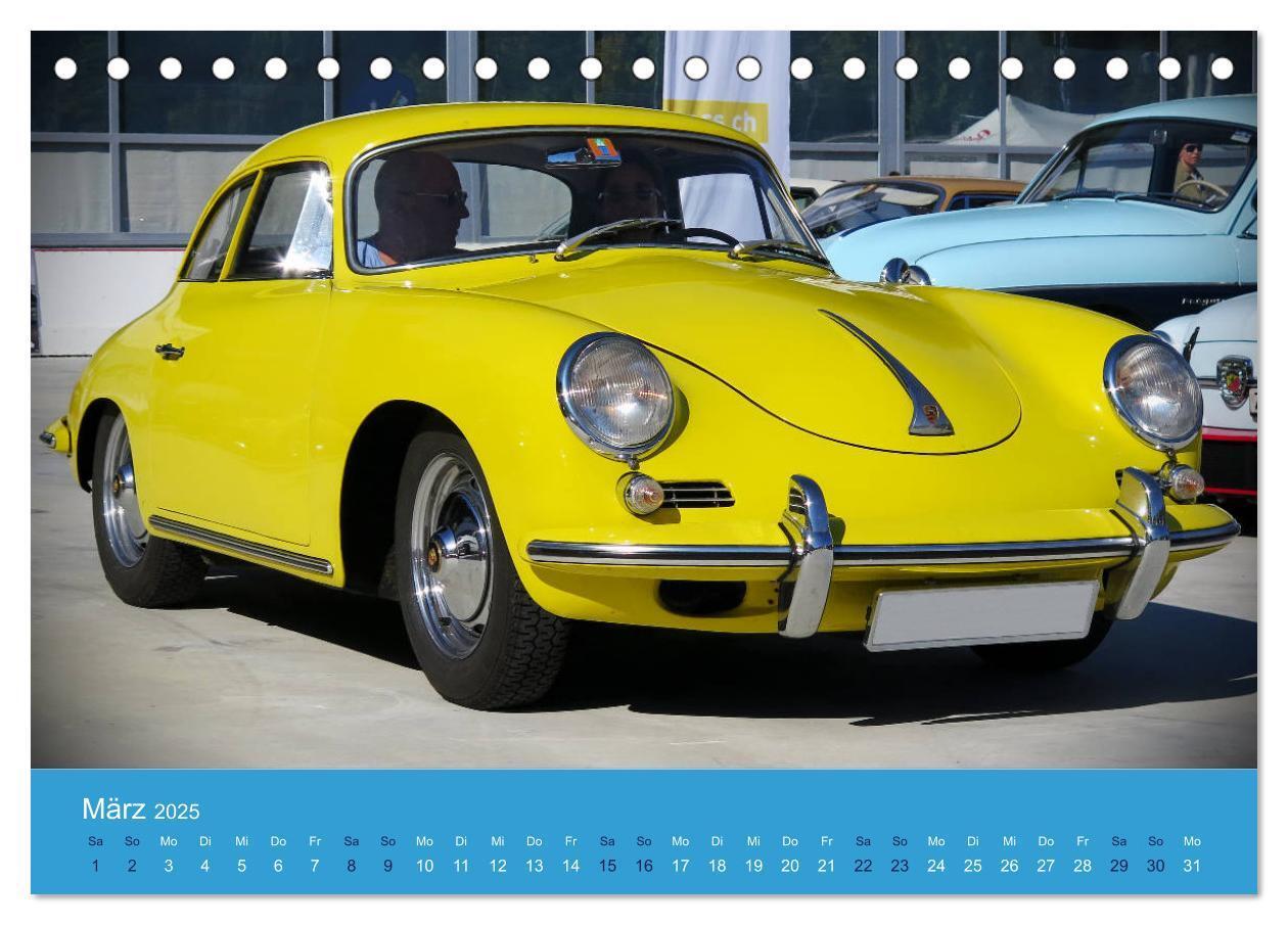 Bild: 9783435133451 | Porsche Classics (Tischkalender 2025 DIN A5 quer), CALVENDO...