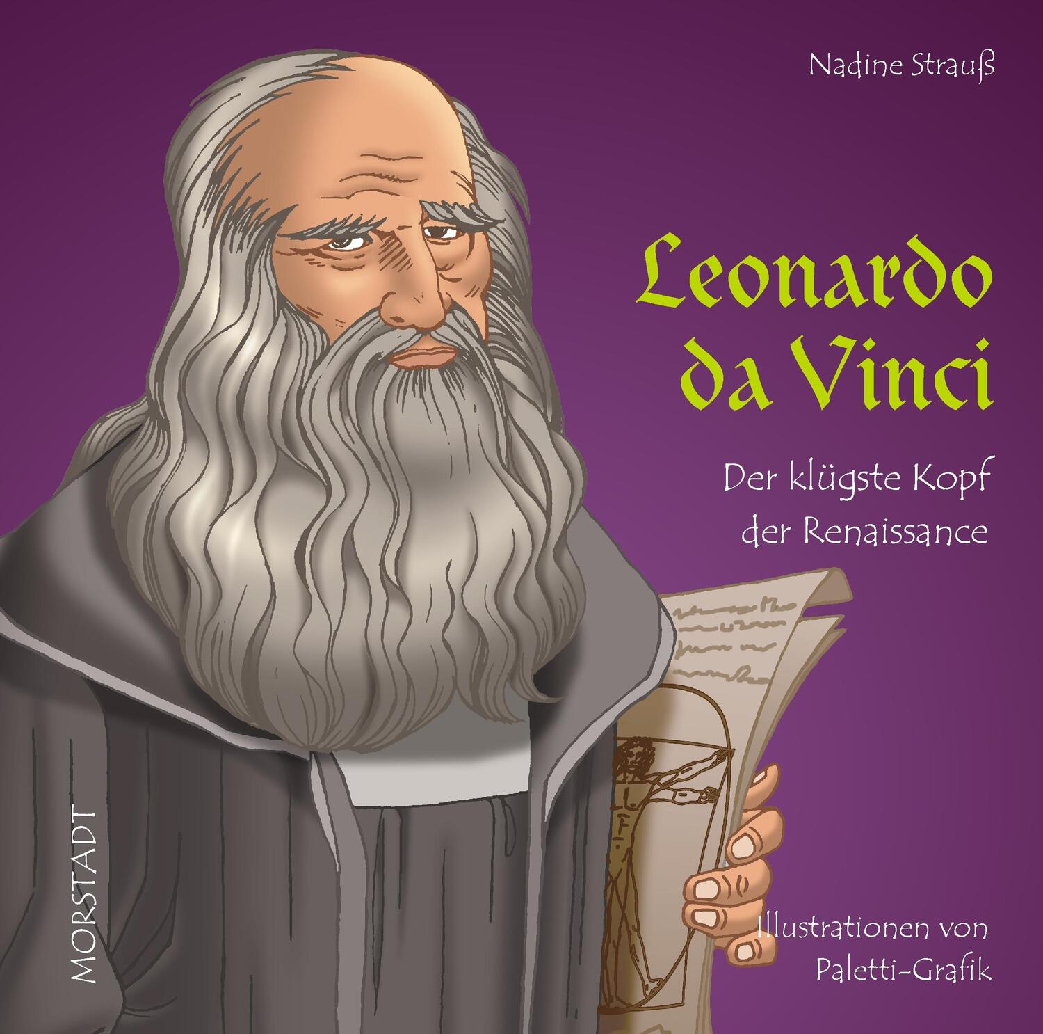 Cover: 9783885713906 | Leonardo da Vinci | Der klügste Kopf der Renaissance | Nadine Strauß