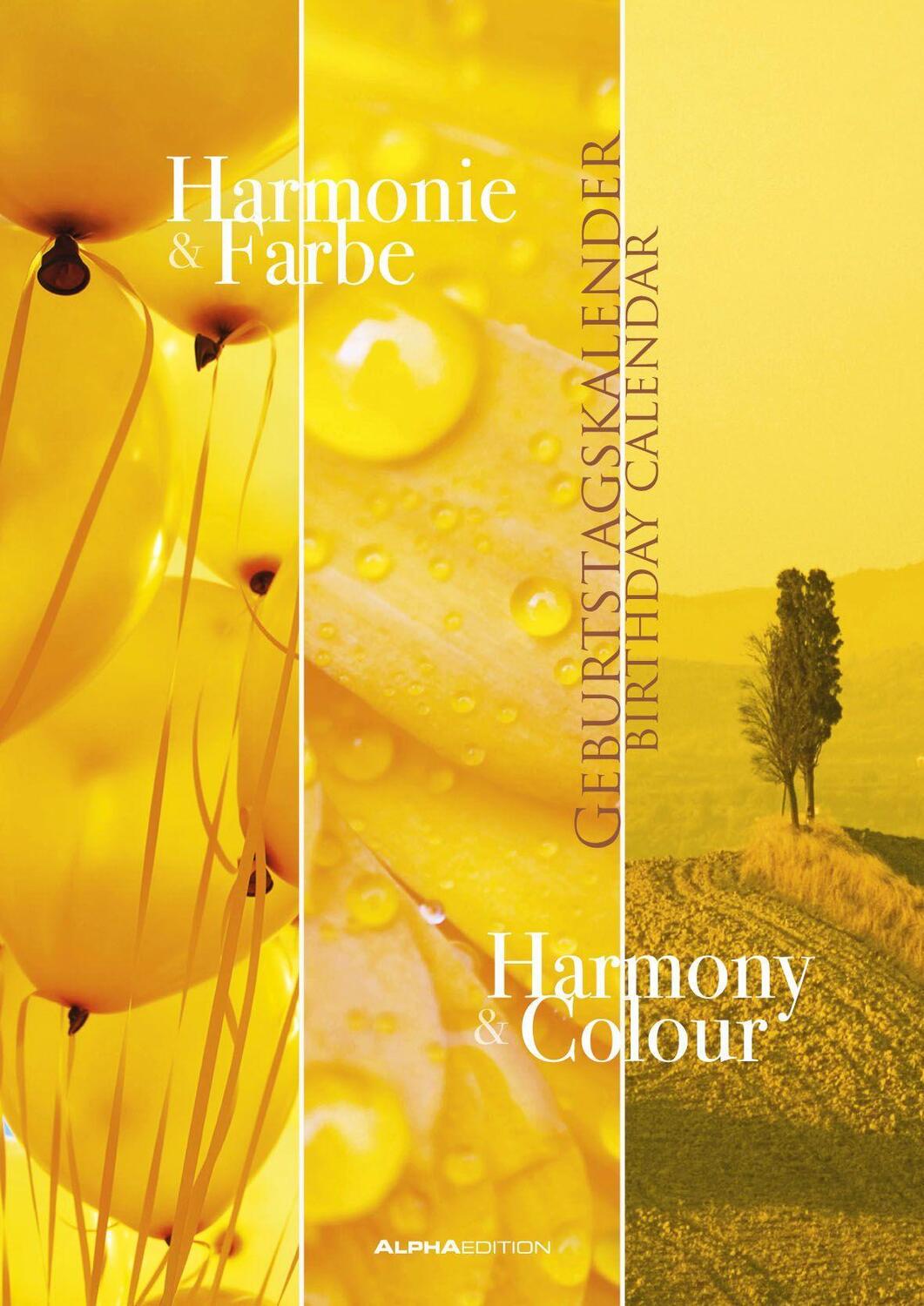 Cover: 9783840737152 | Geburtstagskalender Harmonie & Farbe immerwährend | Kalender | Deutsch