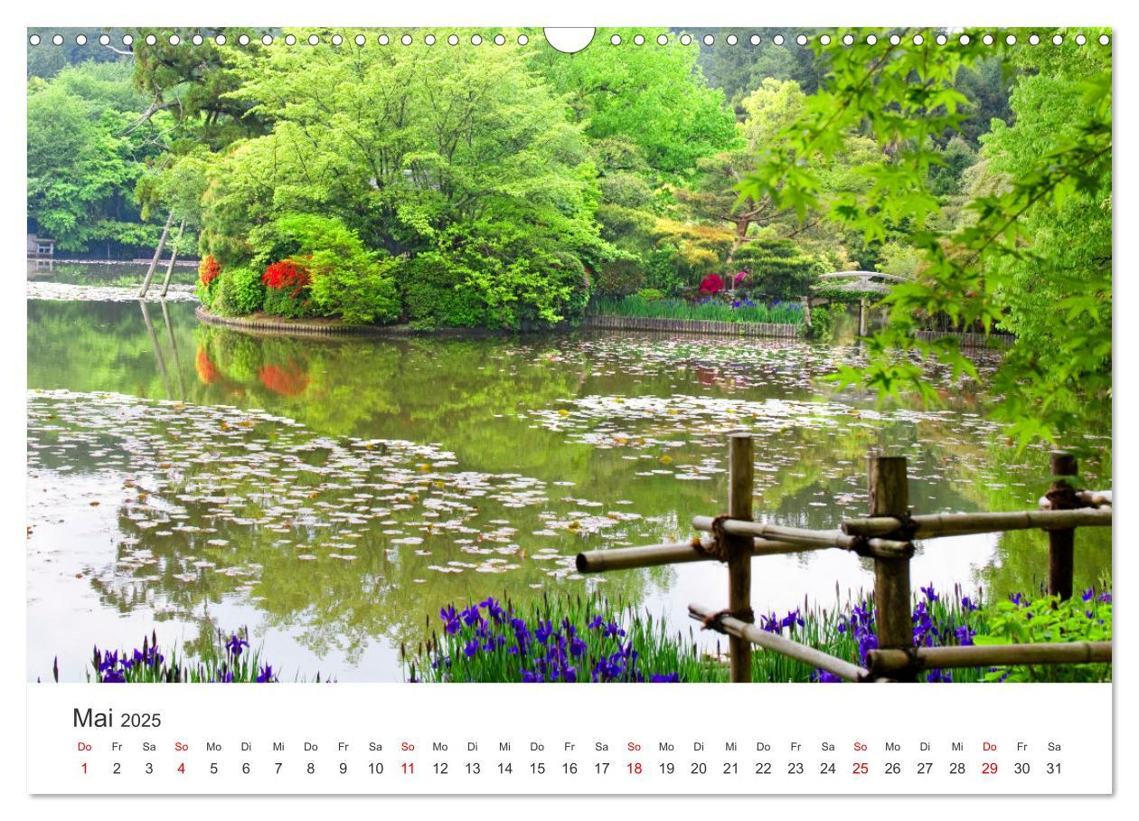 Bild: 9783383968211 | Gärten in Japan (Wandkalender 2025 DIN A3 quer), CALVENDO...