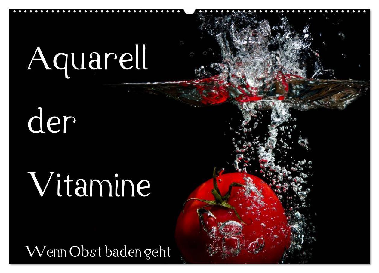 Cover: 9783383393914 | Aquarell der Vitamine ¿ Wenn Obst baden geht (Wandkalender 2024 DIN...