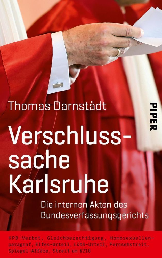 Cover: 9783492058759 | Verschlusssache Karlsruhe | Thomas Darnstädt | Buch | 416 S. | Deutsch
