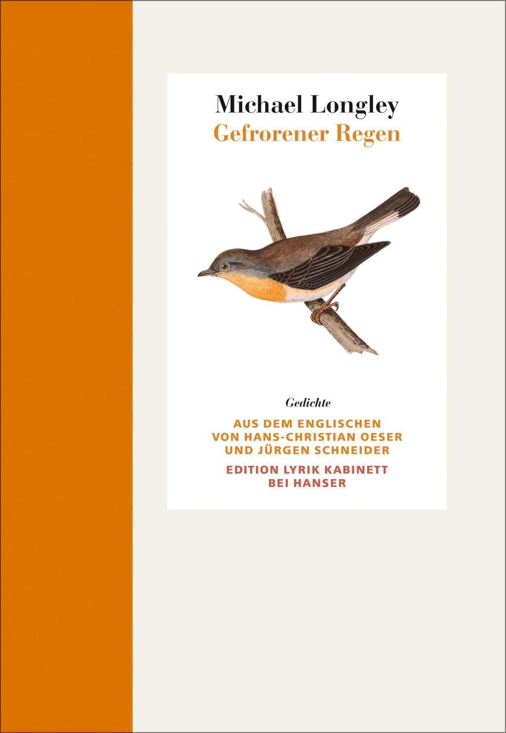 Cover: 9783446254503 | Gefrorener Regen | Gedichte, Dt/engl, Edition Lyrik Kabinett | Longley