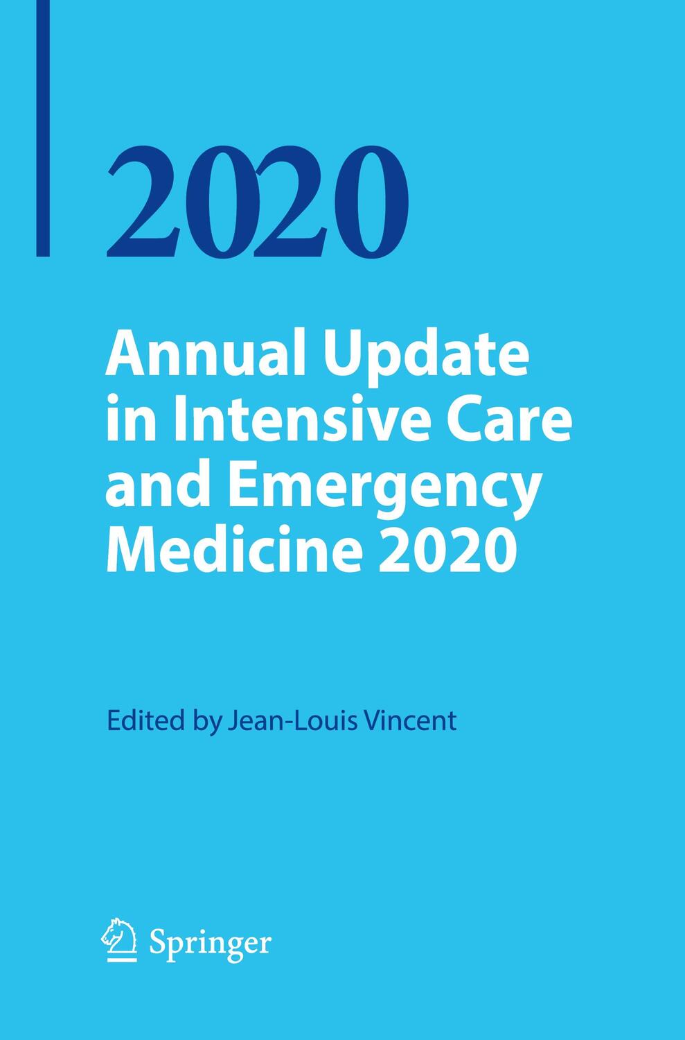 Cover: 9783030373221 | Annual Update in Intensive Care and Emergency Medicine 2020 | Vincent