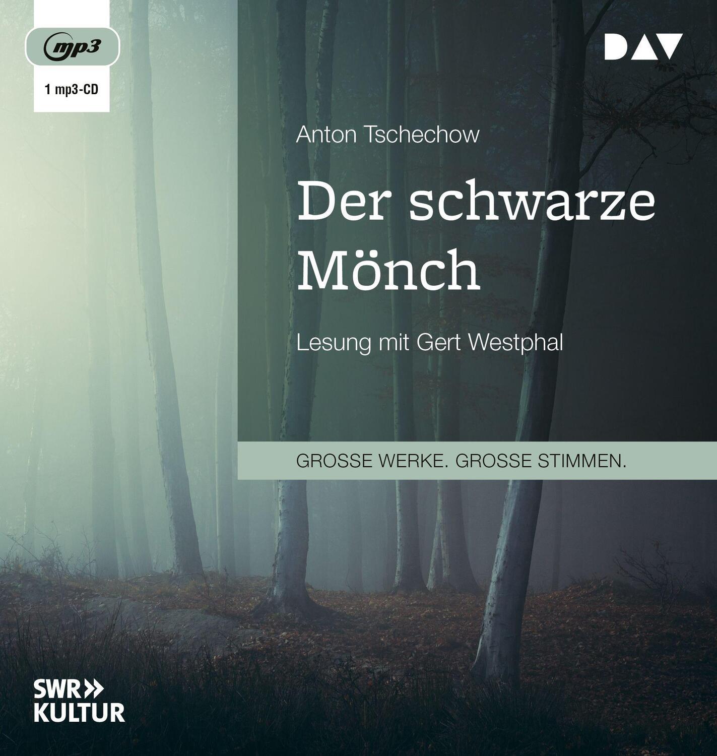 Cover: 9783742431691 | Der schwarze Mönch | Lesung mit Gert Westphal | Anton Tschechow | MP3