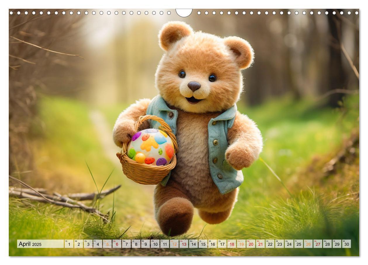 Bild: 9783383875342 | Teddybär und seine Abenteuer (Wandkalender 2025 DIN A3 quer),...