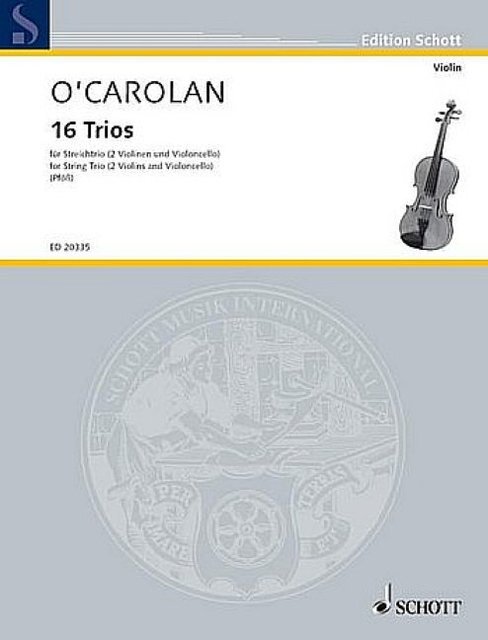 Cover: 9790001150668 | 16 Trios | Turlough O'Carolan | Buch | 56 S. | Deutsch | 2009