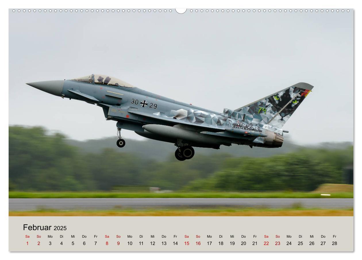 Bild: 9783435177653 | Kampfjet Eurofighter Typhoon (Wandkalender 2025 DIN A2 quer),...