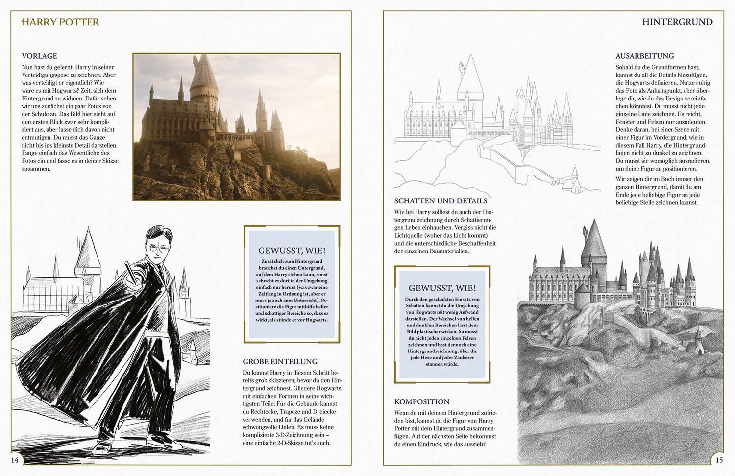 Bild: 9783833242014 | Aus den Filmen zu Harry Potter: Zeichenschule - Zeichne die...