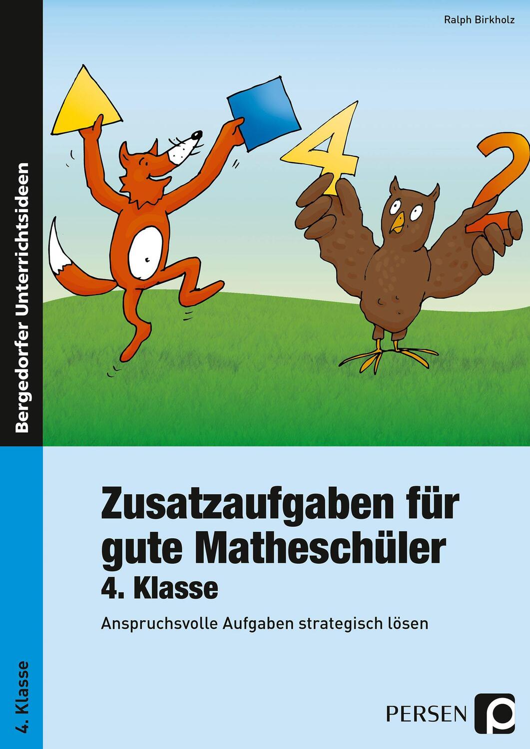 Cover: 9783834430250 | Zusatzaufgaben für gute Matheschüler 4. Klasse | Ralph Birkholz | 2013