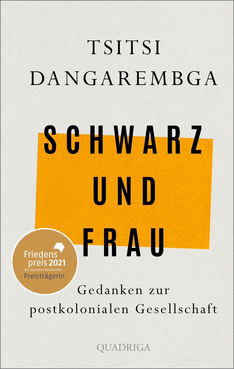 Cover: 9783869951270 | Schwarz und Frau | Gedanken zur postkolonialen Gesellschaft | Buch