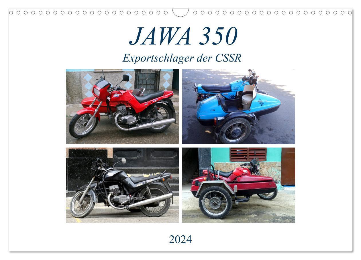Cover: 9783383003516 | JAWA 350 - Exportschlager der CSSR (Wandkalender 2024 DIN A3 quer),...