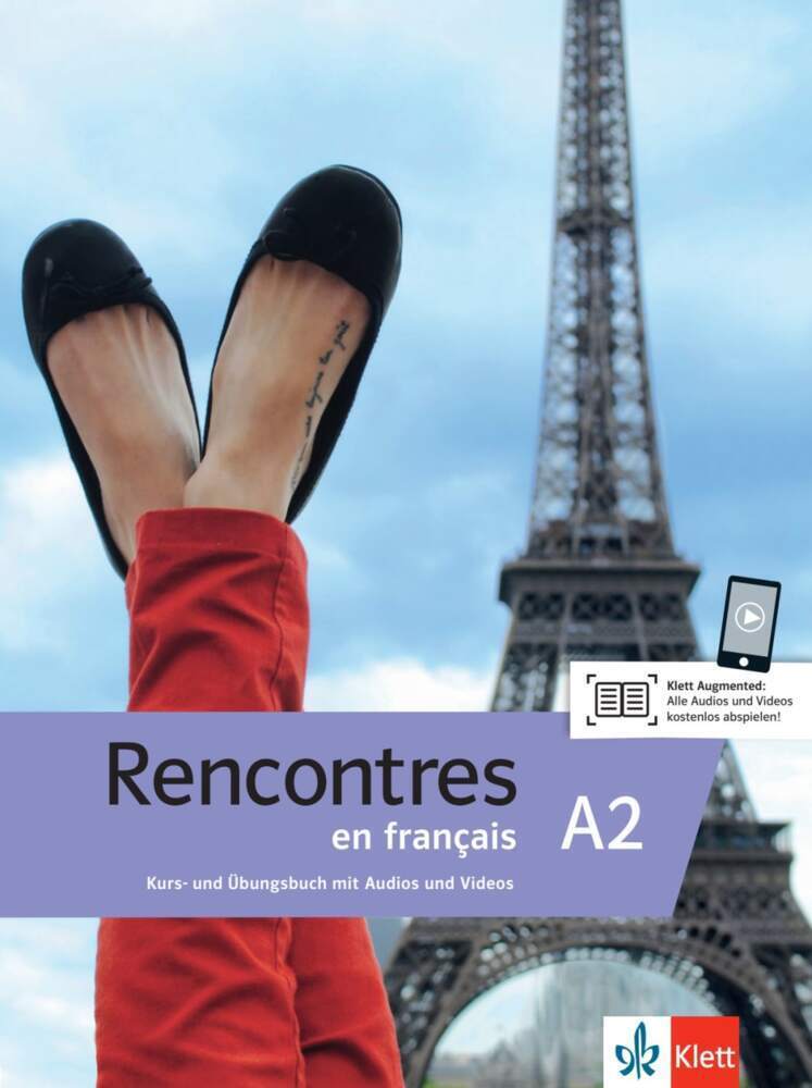 Cover: 9783125296480 | Rencontres en français A2 - Kurs- und Übungsbuch, m. Audio-CD, MP3