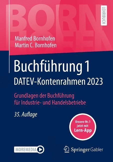 Cover: 9783658409845 | Buchführung 1 DATEV-Kontenrahmen 2023, m. 1 Buch, m. 1 E-Book | Bundle