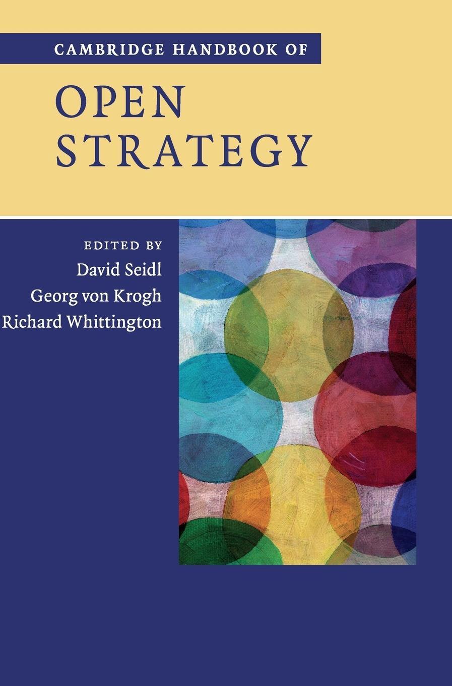 Cover: 9781108424868 | Cambridge Handbook of Open Strategy | Richard Whittington | Buch
