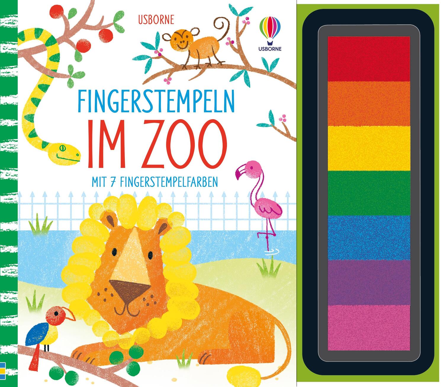 Cover: 9781789418514 | Fingerstempeln: Im Zoo | Fiona Watt | Buch | Fingerstempeln-Reihe