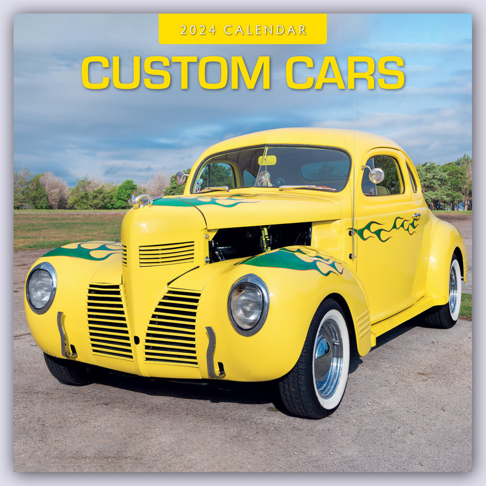 Cover: 9781804423394 | Custom Cars - Umgebaute Autos 2024 - 16-Monatskalender | Ltd | 13 S.