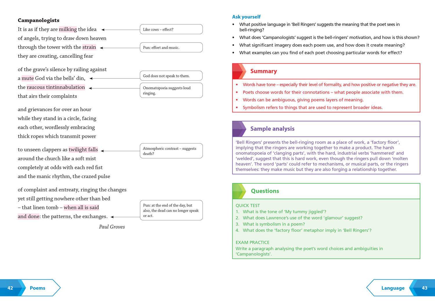 Bild: 9780008551568 | Aqa Unseen Poetry Anthology Revision Guide | Collins Gcse | Buch