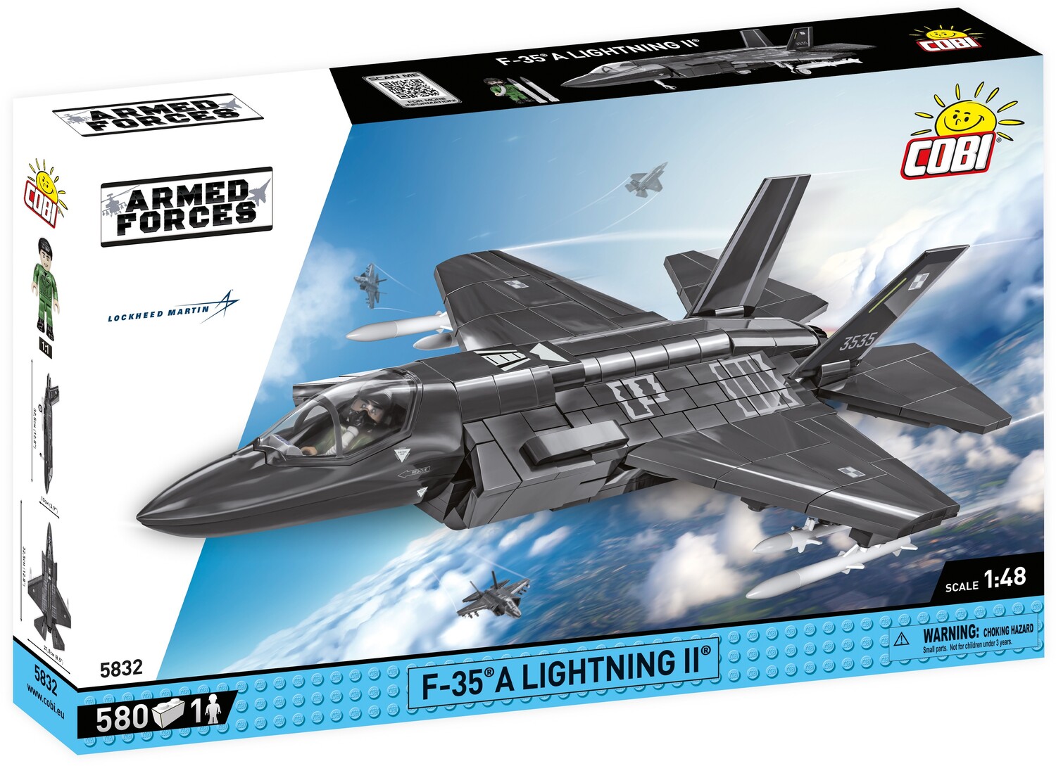 Cover: 5902251058326 | COBI 5832 - Armed Forces F-35A Lightning II Polish Air Force | 2022