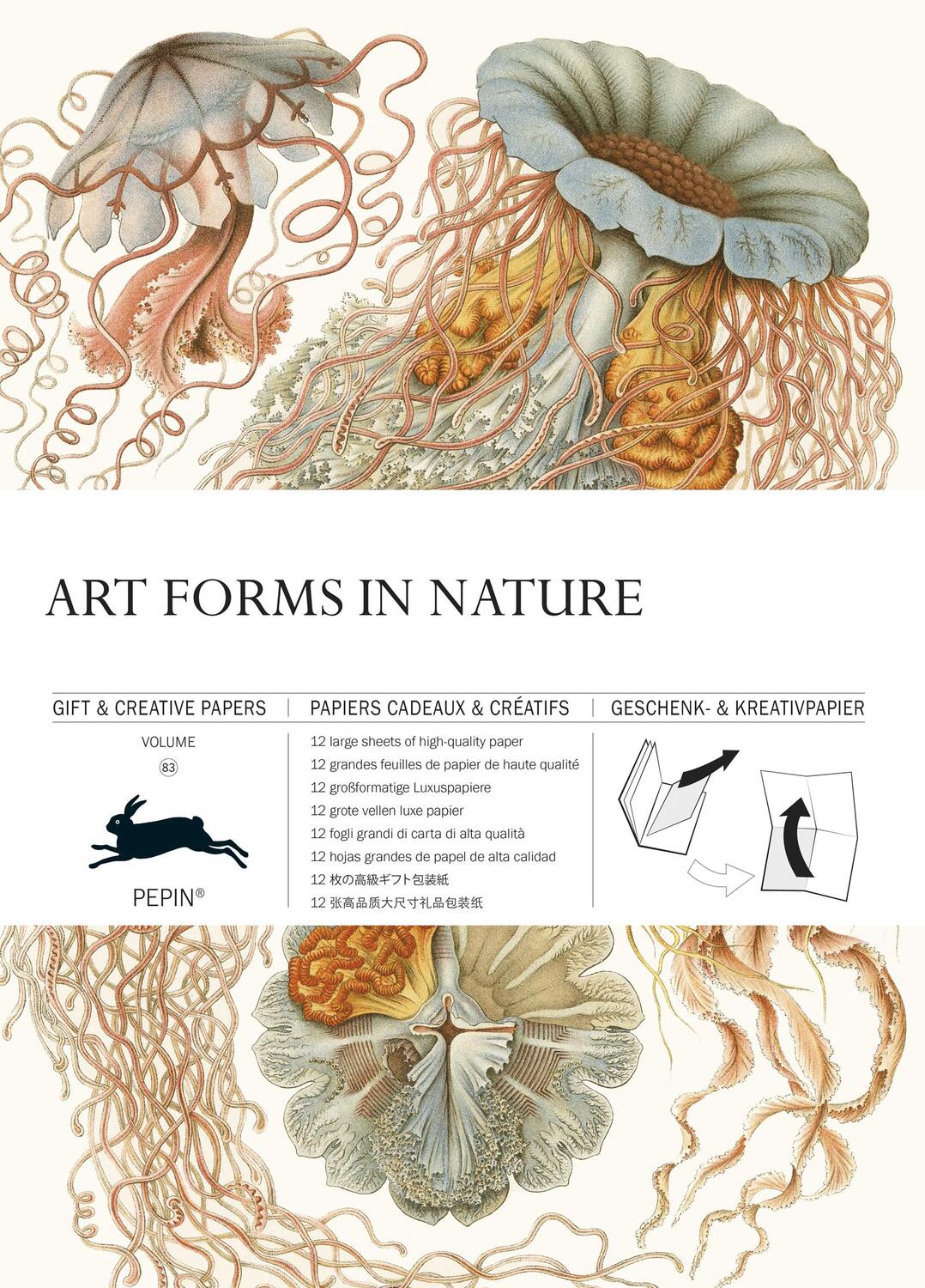 Cover: 9789460090950 | Art Forms in Nature | Gift &amp; Creative Paper Book Vol. 83 | Roojen