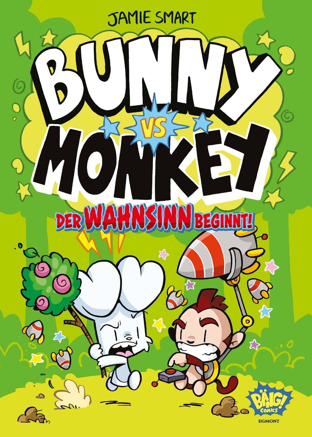 Cover: 9783770407064 | Bunny vs. Monkey - Der Wahnsinn beginnt | Jamie Smart | Taschenbuch