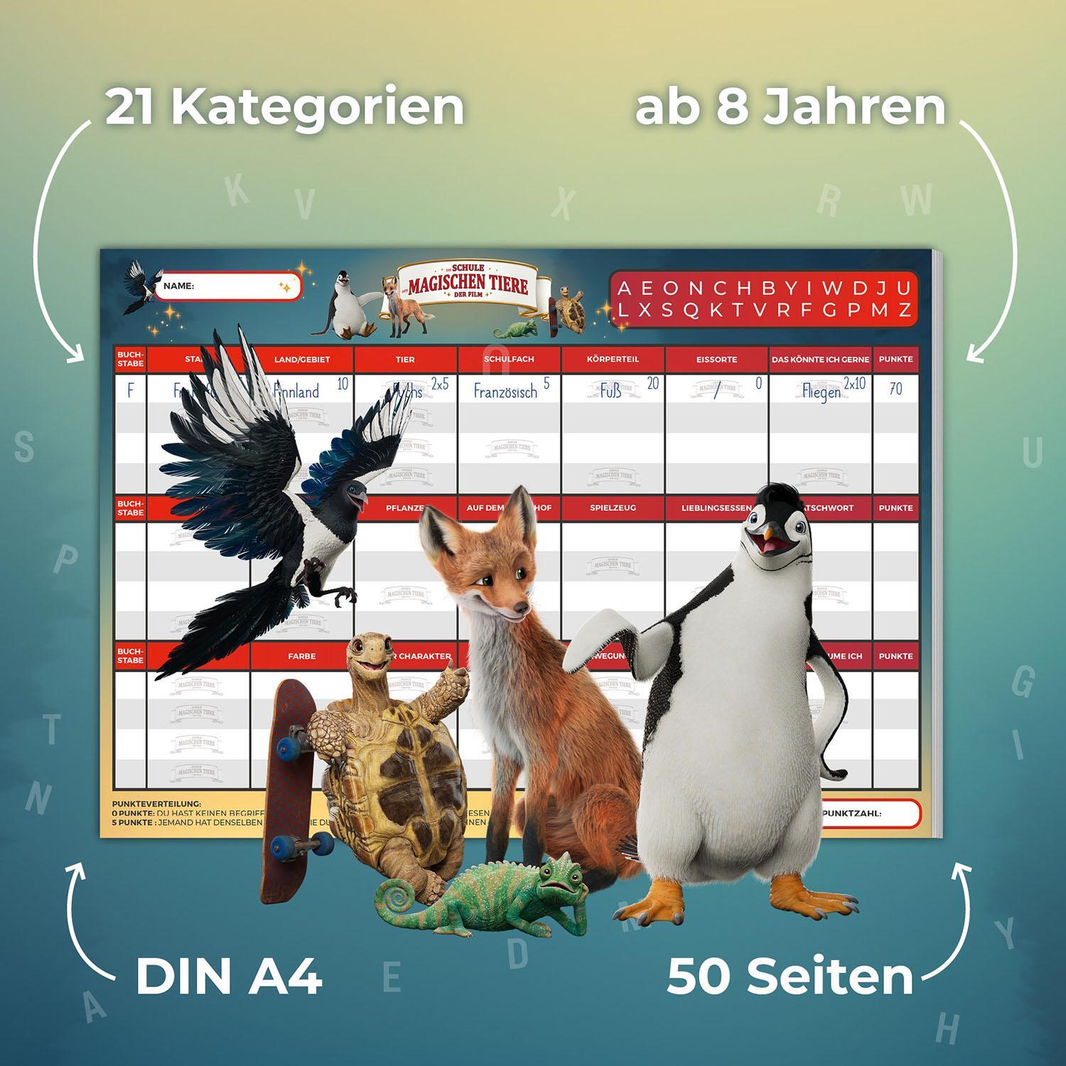 Bild: 4002051684372 | Stadt - Land - Die Schule der magischen Tiere | Spiel | Spiel | 684372