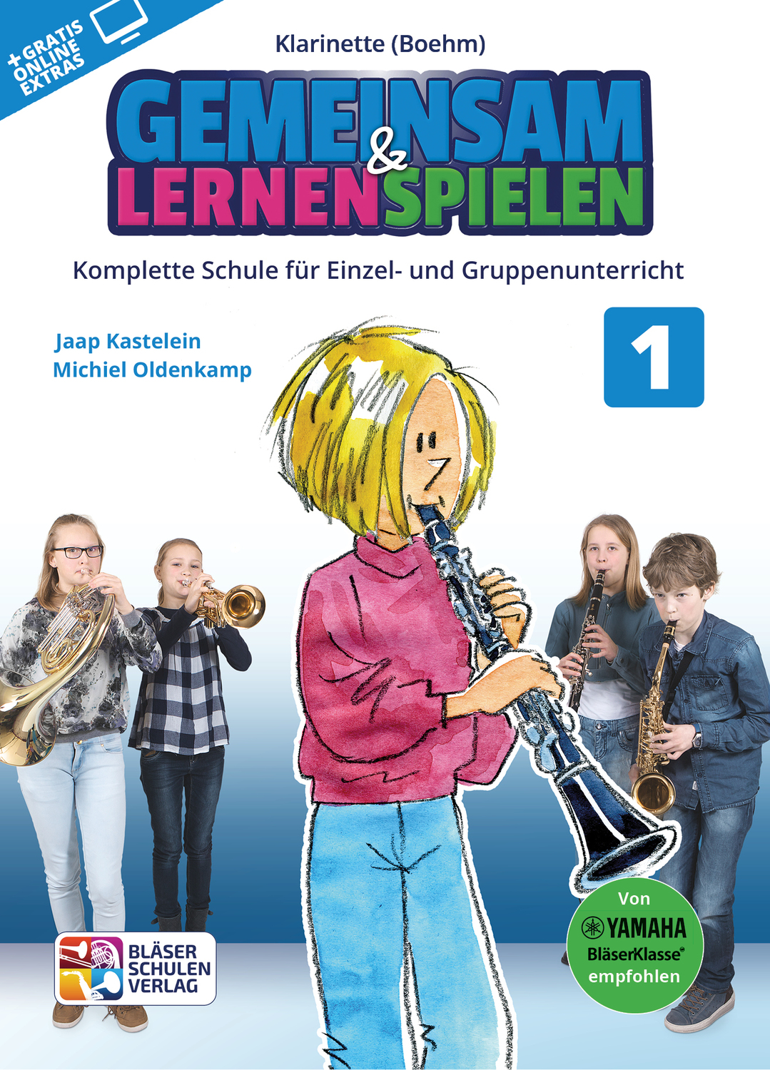 Cover: 9790700382025 | Gemeinsam Lernen &amp; Spielen 1 Klarinette Boehm | Michiel Oldenkamp