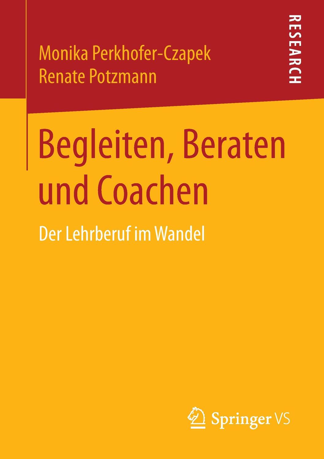 Cover: 9783658128272 | Begleiten, Beraten und Coachen | Der Lehrberuf im Wandel | Taschenbuch