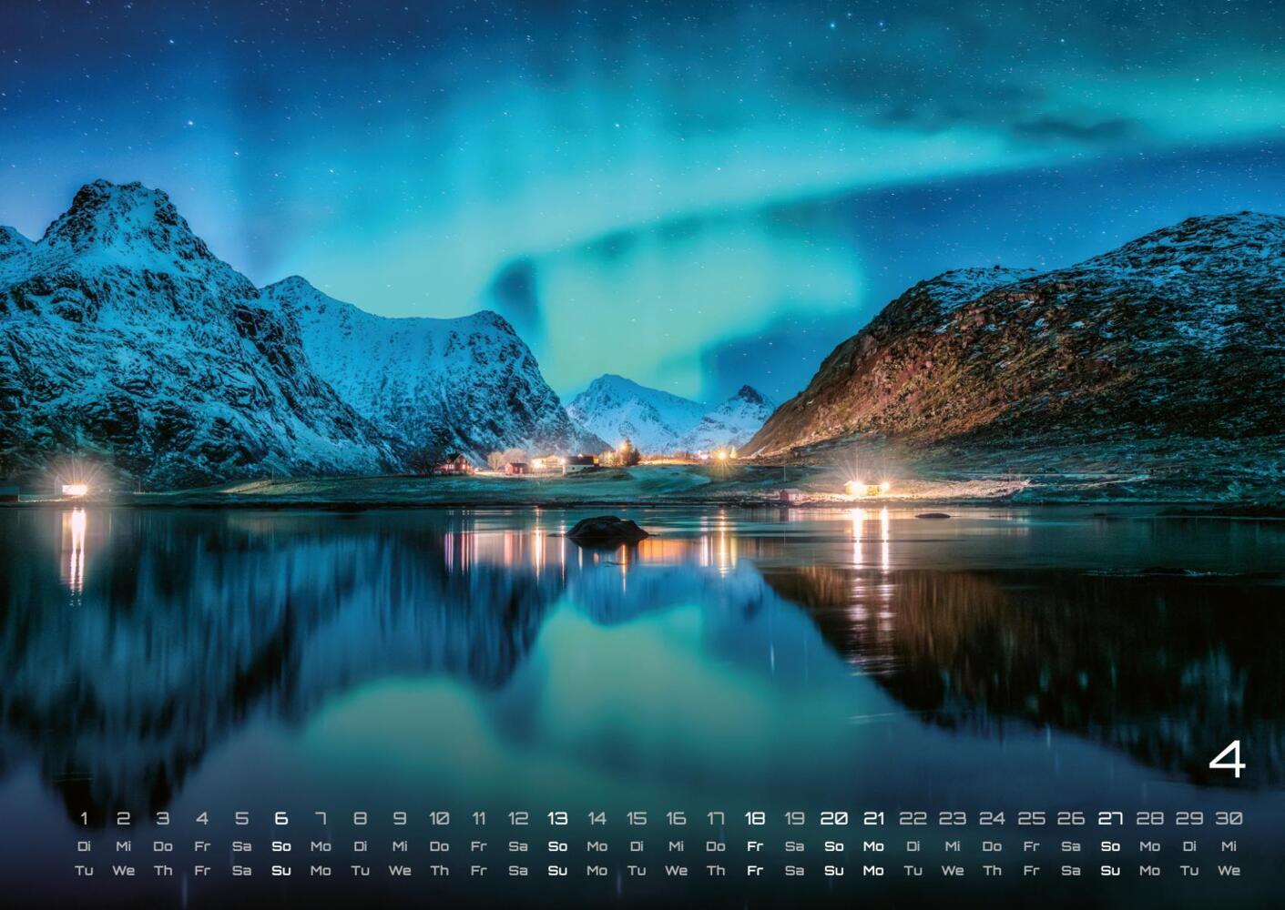 Bild: 9783986734251 | Polarlichter - grandiose Naturschauspiele - 2025 - Kalender DIN A2