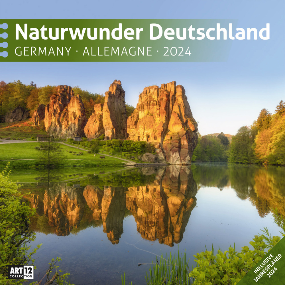 Cover: 9783838444079 | Naturwunder Deutschland Kalender 2024 - 30x30 | Ackermann Kunstverlag