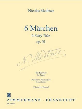 Cover: 9790010343402 | Sechs Märchen | op. 51. Klavier., Dt/engl/frz | Nikolaj Medtner | Buch