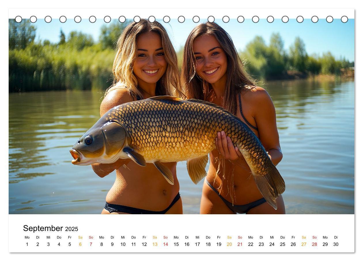 Bild: 9783457211168 | Hecht und Karpfen (Tischkalender 2025 DIN A5 quer), CALVENDO...