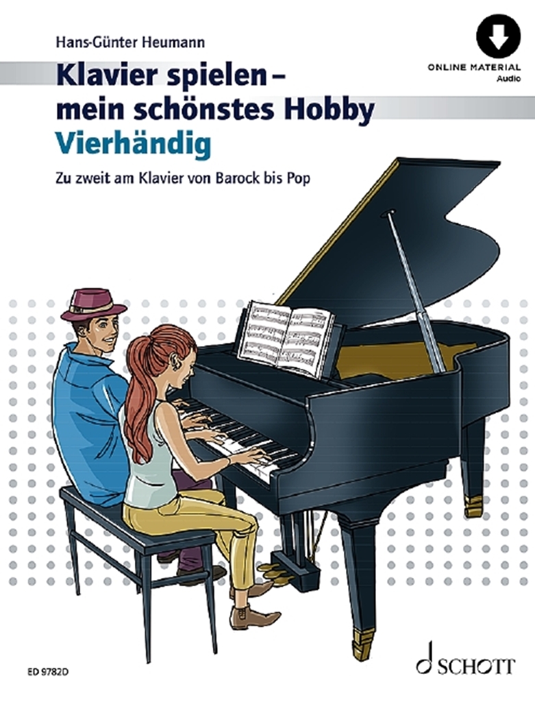 Cover: 9790001213592 | Klavierhändig (+Online Audio) für Klavier zu 4 Händen Spielpartitur