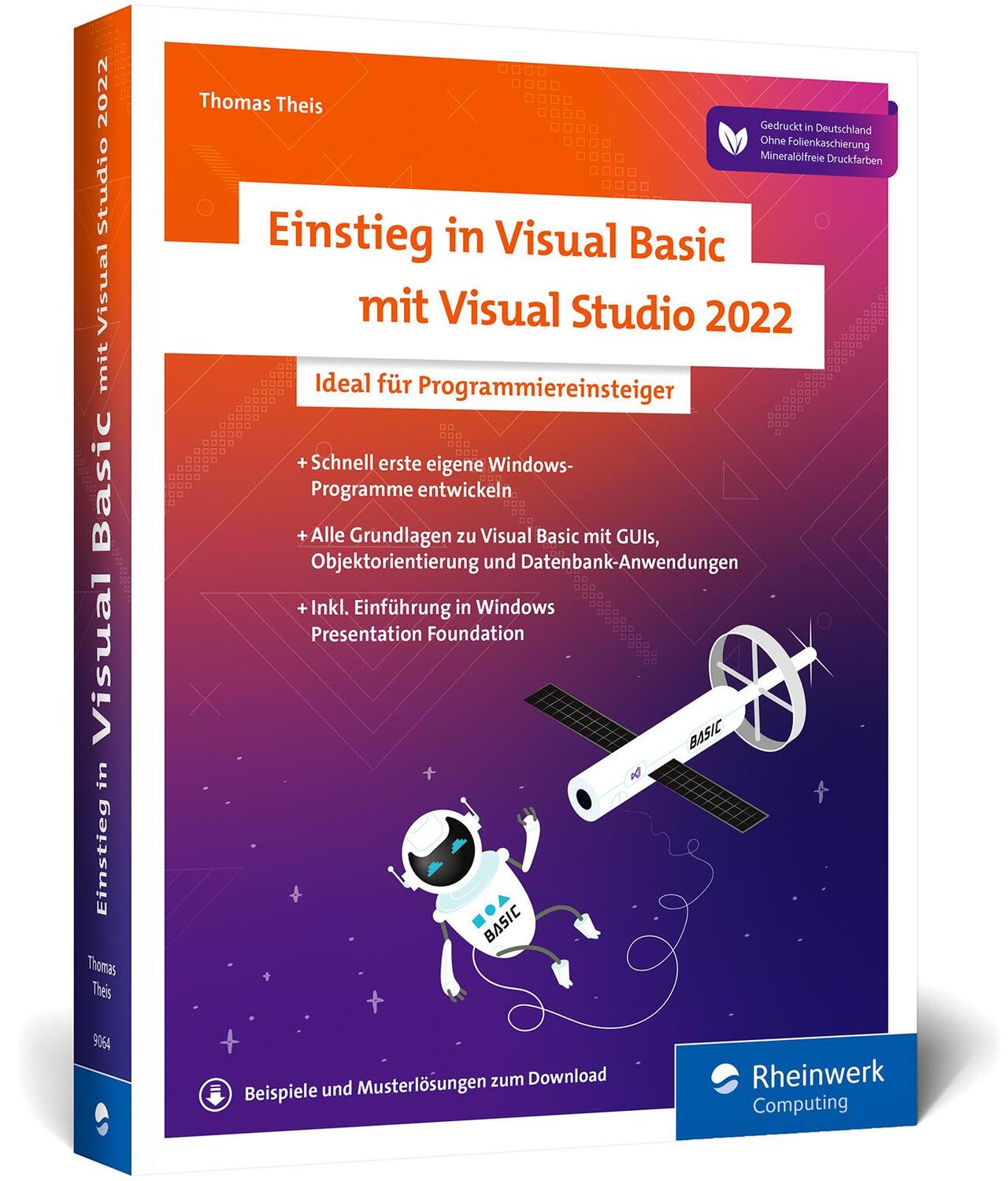 Cover: 9783836290647 | Einstieg in Visual Basic mit Visual Studio 2022 | Thomas Theis | Buch