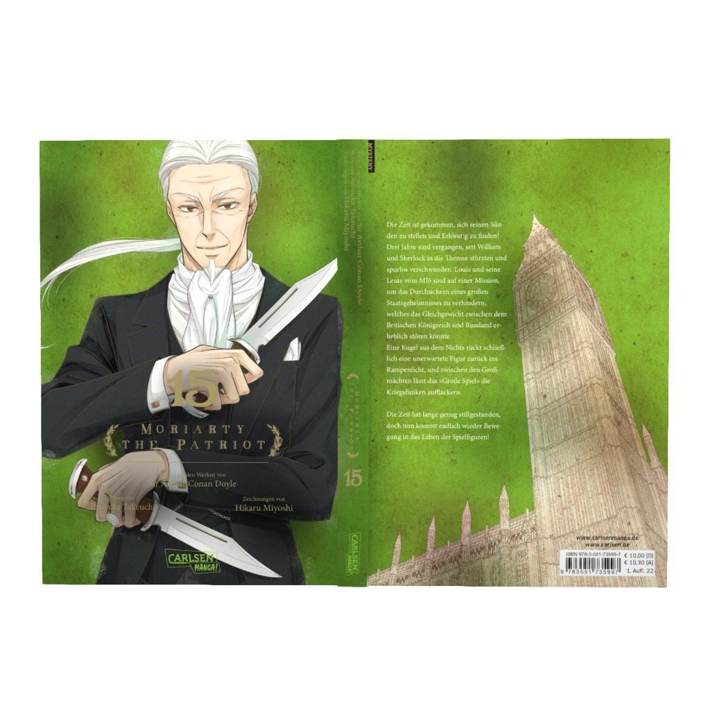 Bild: 9783551735997 | Moriarty the Patriot 15 | Ryosuke Takeuchi | Taschenbuch | Softcover