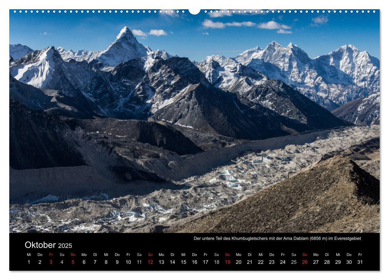 Bild: 9783435647422 | Himalaya - Dach der Welt (Wandkalender 2025 DIN A2 quer), CALVENDO...