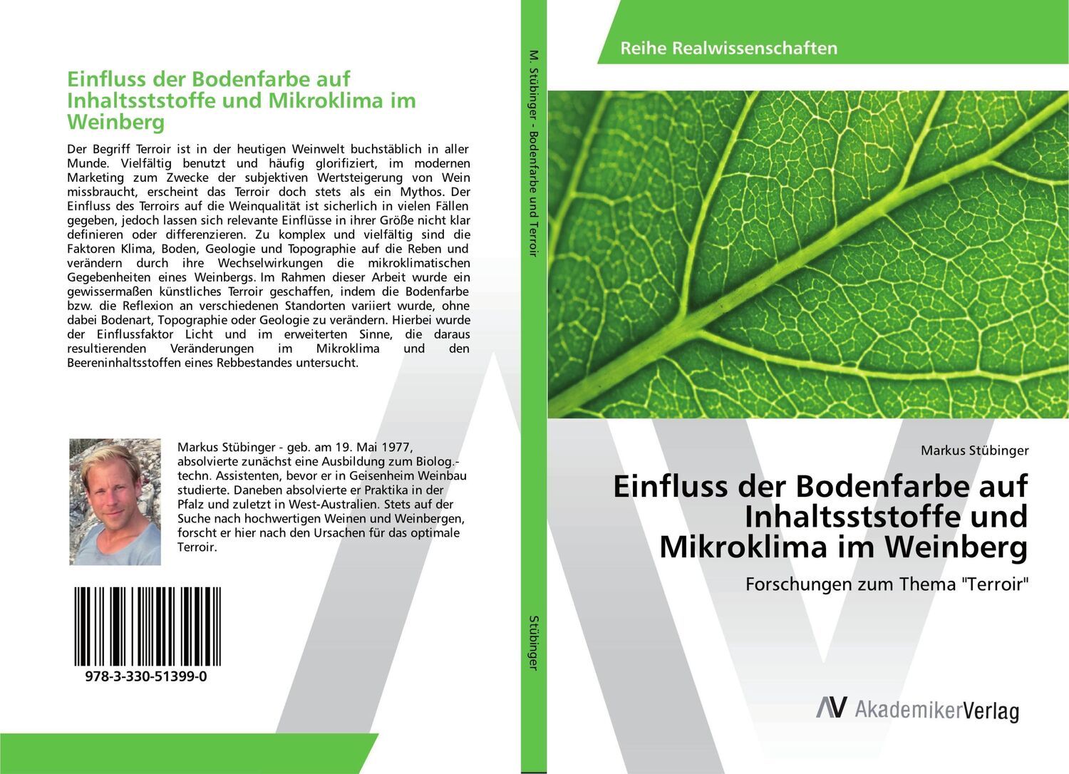 Cover: 9783330513990 | Einfluss der Bodenfarbe auf Inhaltsststoffe und Mikroklima im Weinberg