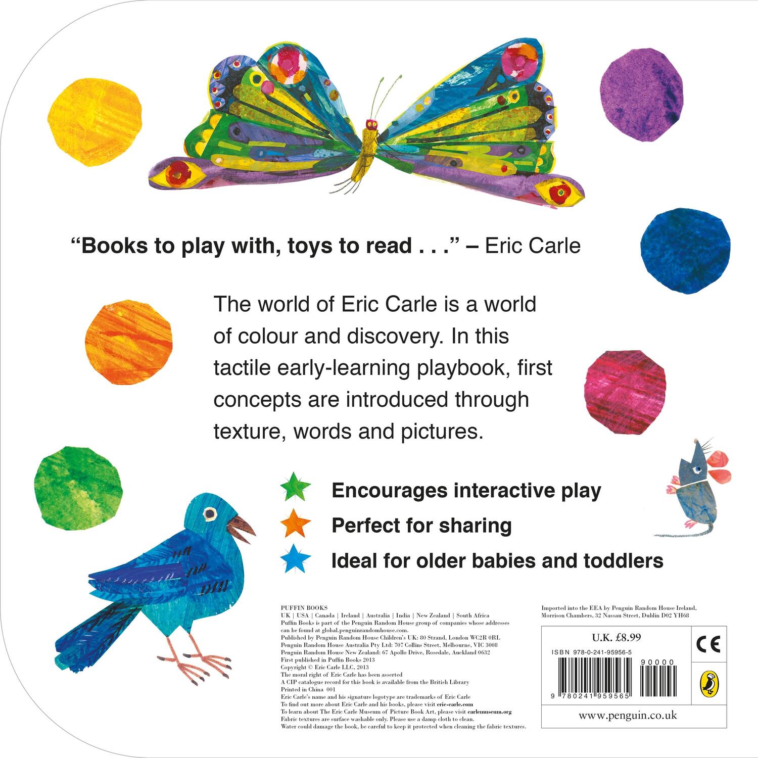 Rückseite: 9780241959565 | The Very Hungry Caterpillar: Touch and Feel Playbook | Eric Carle