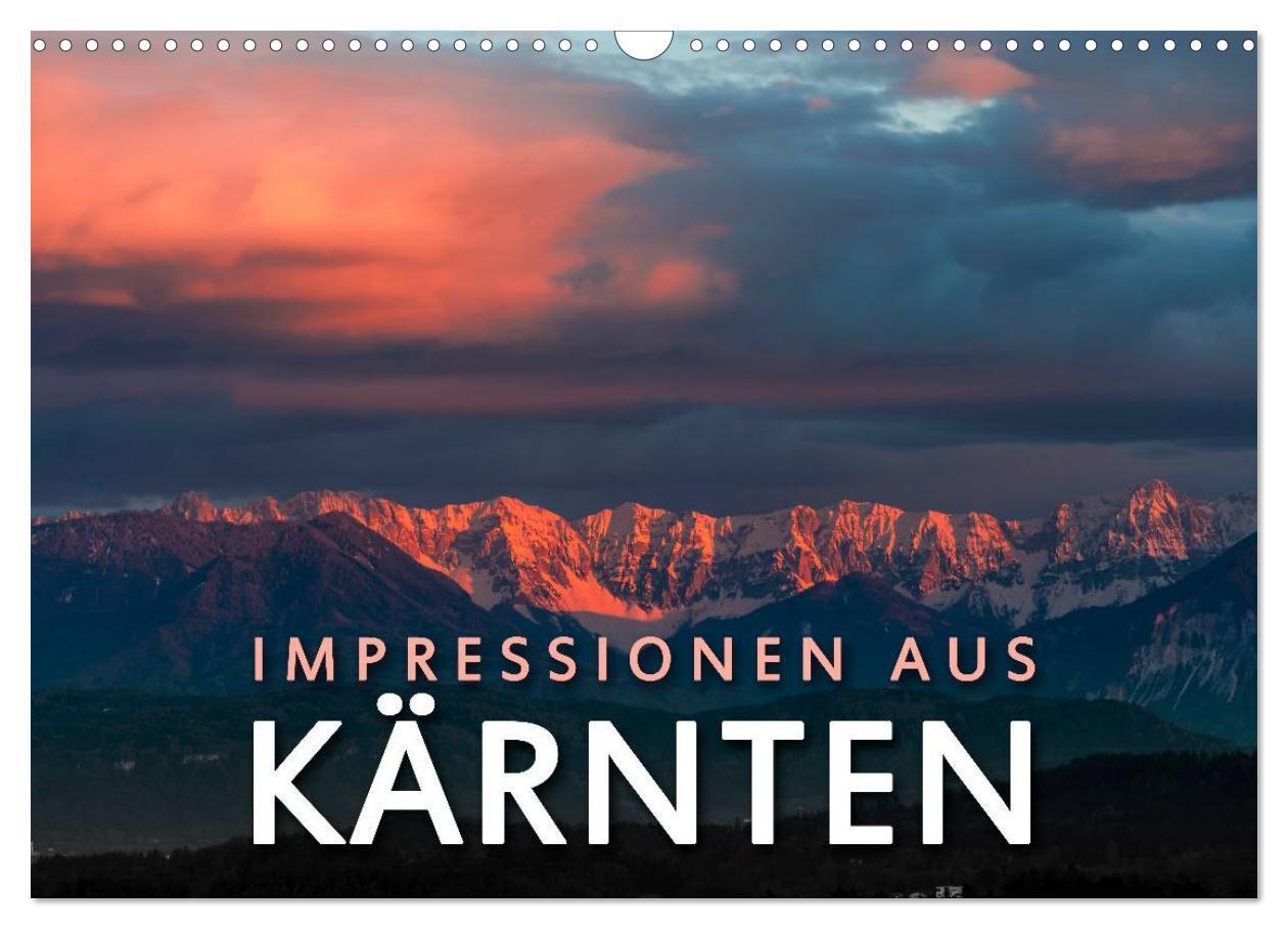 Cover: 9783675476684 | Impressionen aus Kärnten (Wandkalender 2024 DIN A3 quer), CALVENDO...